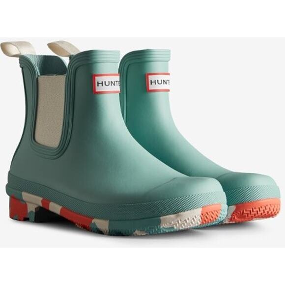 Hunter Original Chelsea Color Splash Ankle Boot Waterproof Rain Boots Sz US 5 - Picture 1 of 11